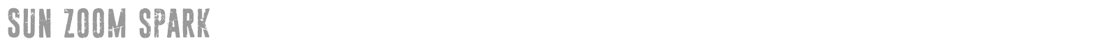 Sun Zoom Spark font preview